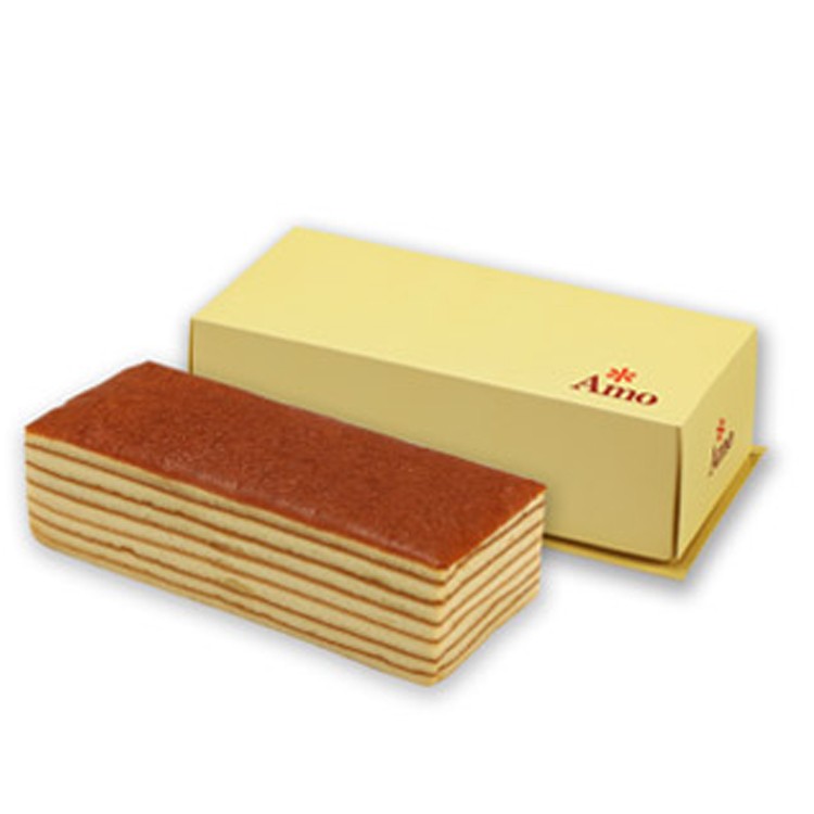 免運!【Amo阿默典藏蛋糕】台灣蜂蜜千層蛋糕  18.8x7.8x5.5cm (18條,每條276.5元)