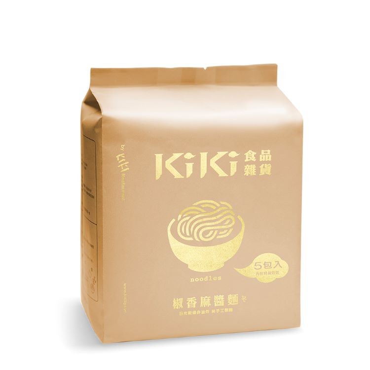 免運!【kiki拌麵】3入15包 椒香麻醬麵(全素)-4713302682220 115g/包，5包/袋