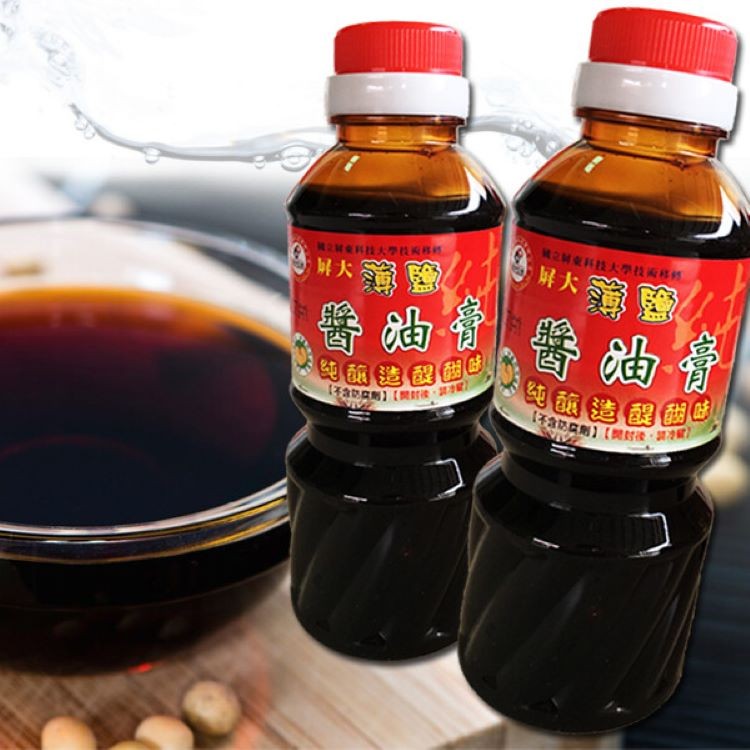 免運!【屏大】純釀造 薄鹽醬油膏-300ml 300毫升/罐 (24瓶,每瓶148.8元)