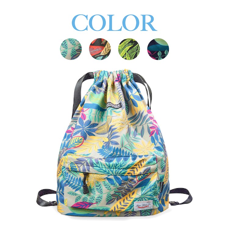 【lapagayo】輕盈色彩抽繩休閒後背包(PI-06331)