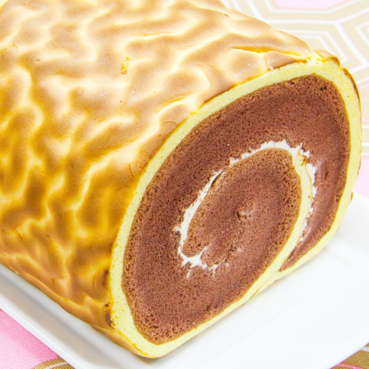 【滋養軒】900g 重量級原味/巧克力虎皮捲蛋糕任選