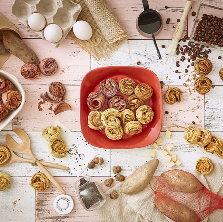 【豬寶妹蝸牛捲】綜合3層組A(原味、芝麻、巧克力)/B(原味、芝麻、伯爵紅茶)