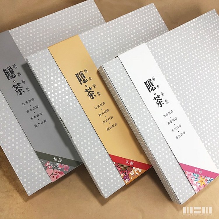 免運!【MBM】隱茶禮盒-珪藻土吸水茶墊禮盒 花磚彩繪 + 荔枝皮壓紋，杯墊2入(10cm X 10cm X 1.2cm)、茶墊1入(12cm X