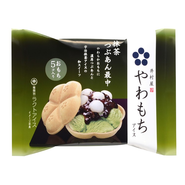 【井村屋】抹茶麻糬摩納餅(買三千元送麻糬抱枕)