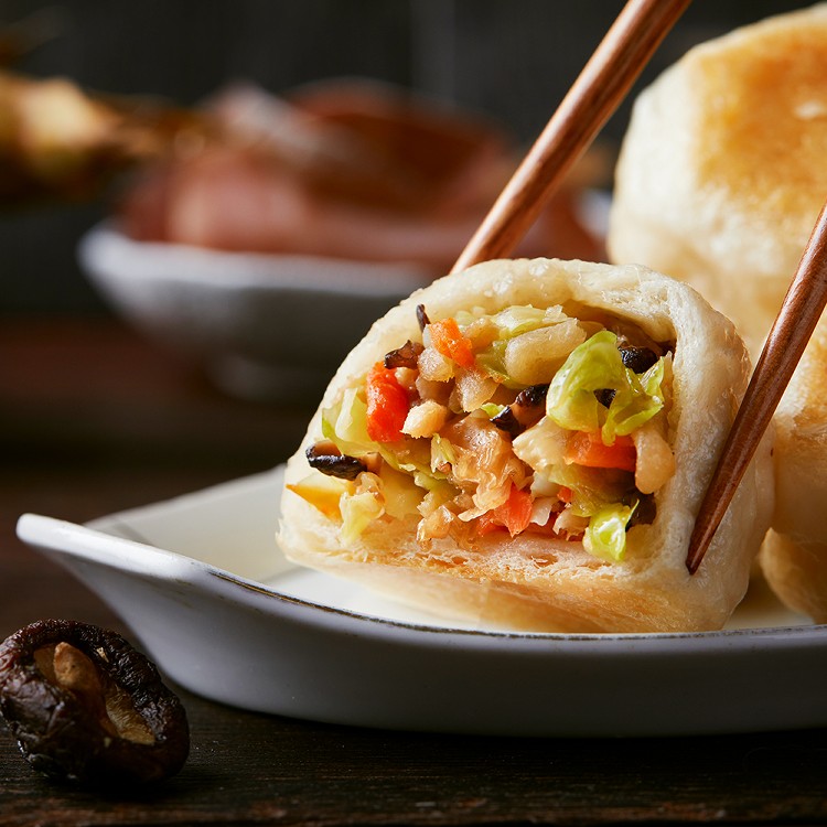 【大上海生煎包】生煎素食菜包