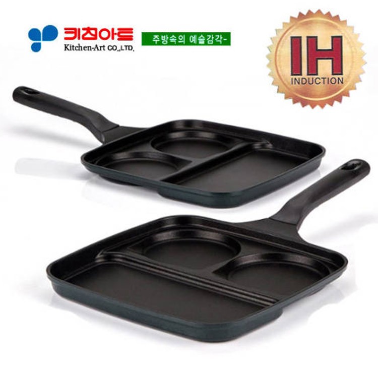 【首爾先生mrseoul】韓國 KITCHEN ART 廚房藝術 3格組合早餐料理IH鍋