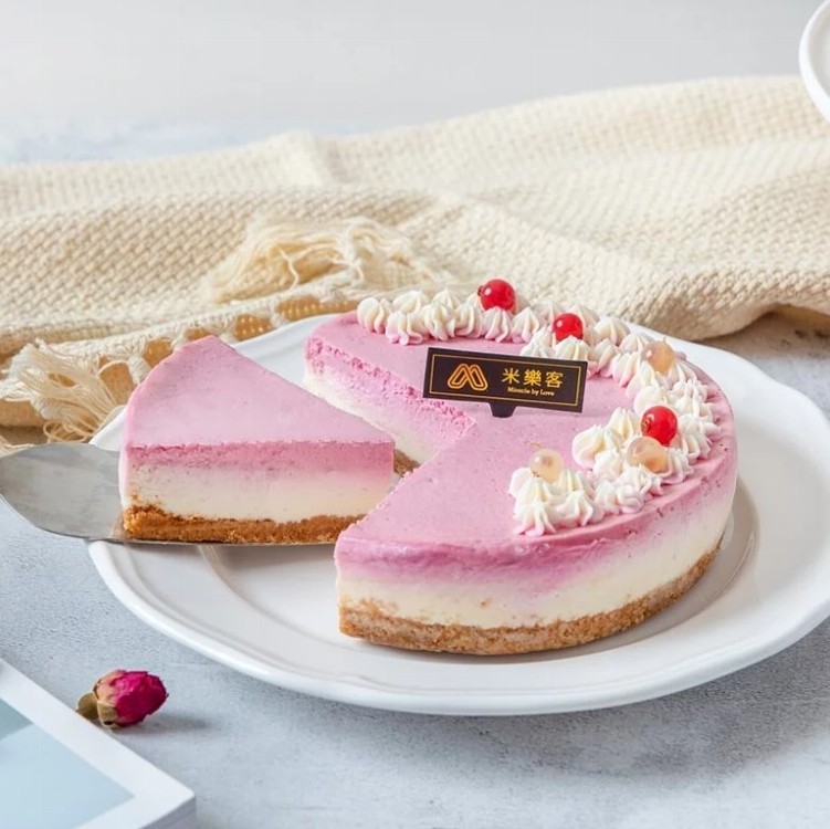 【米樂客】火紅玫瑰荔枝乳酪蛋糕6吋