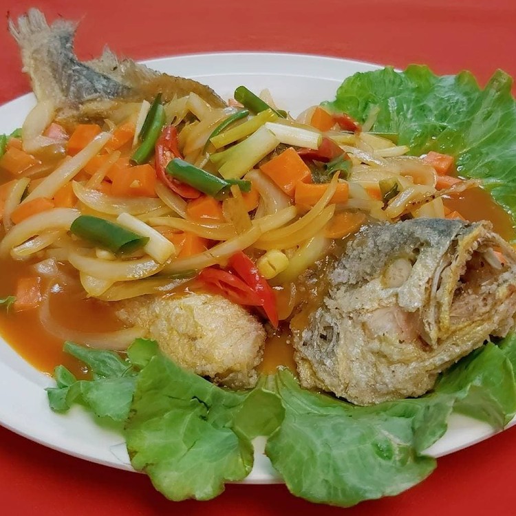 【鴻益餐廳】糖醋鱸魚