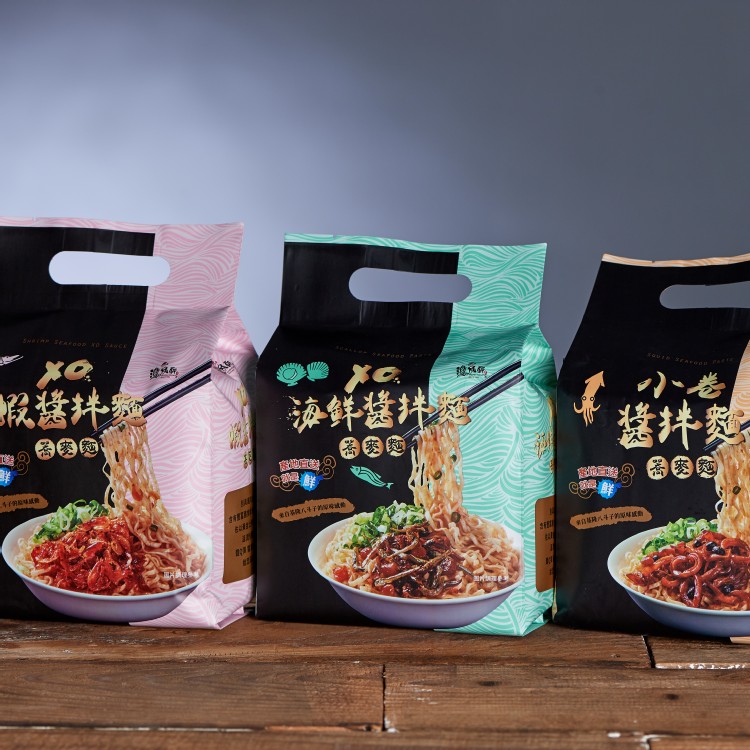 【漁品軒】海鮮醬拌麵綜合組(口味各一袋)