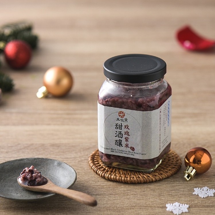 【米發發】玫瑰紫米甜酒釀(小罐)