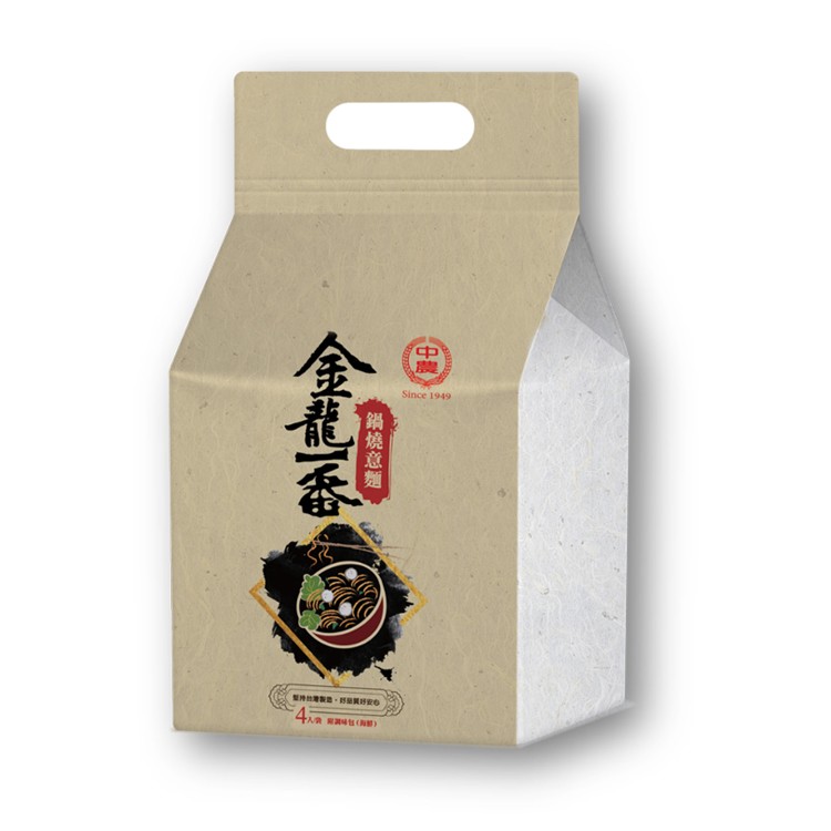 【中農】金龍一番海鮮口味鍋燒意麵-4入裝