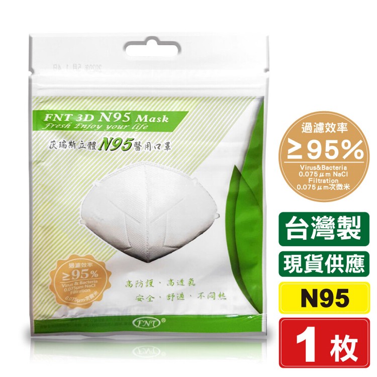 【茯瑞斯】立體N95醫用口罩