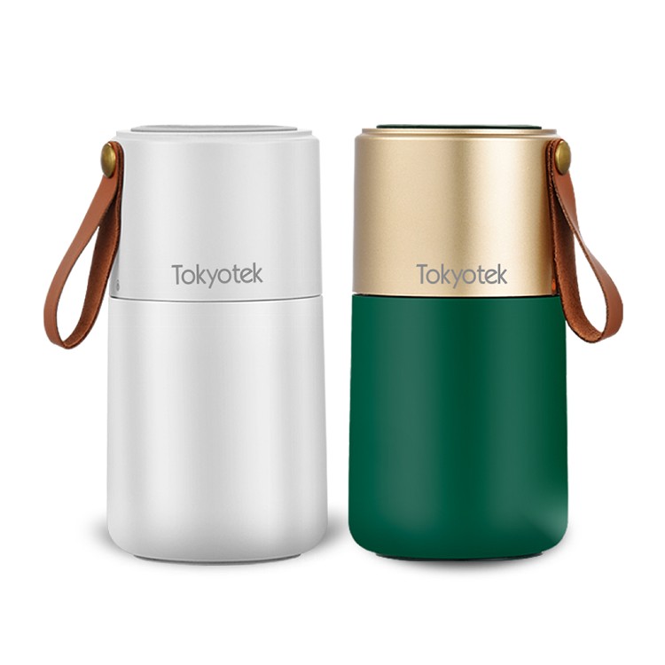 【東京電通Tokyotek】隨行燜燒豆漿機(燜燒/攪拌/過濾/料理/保溫) (珍珠白/橄欖綠) 任選