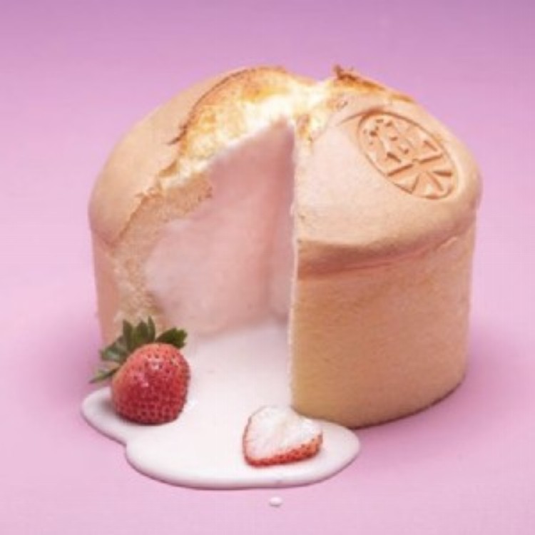 免運!【樂樂甜點】樂樂草莓蜂爆漿布丁蛋糕 6吋/盒 (48盒48個,每個445.9元)