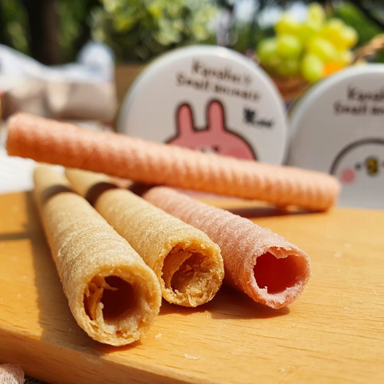 【黑師傅X卡娜赫拉】捲心酥(海鹽焦糖/甜心莓果)(任選)