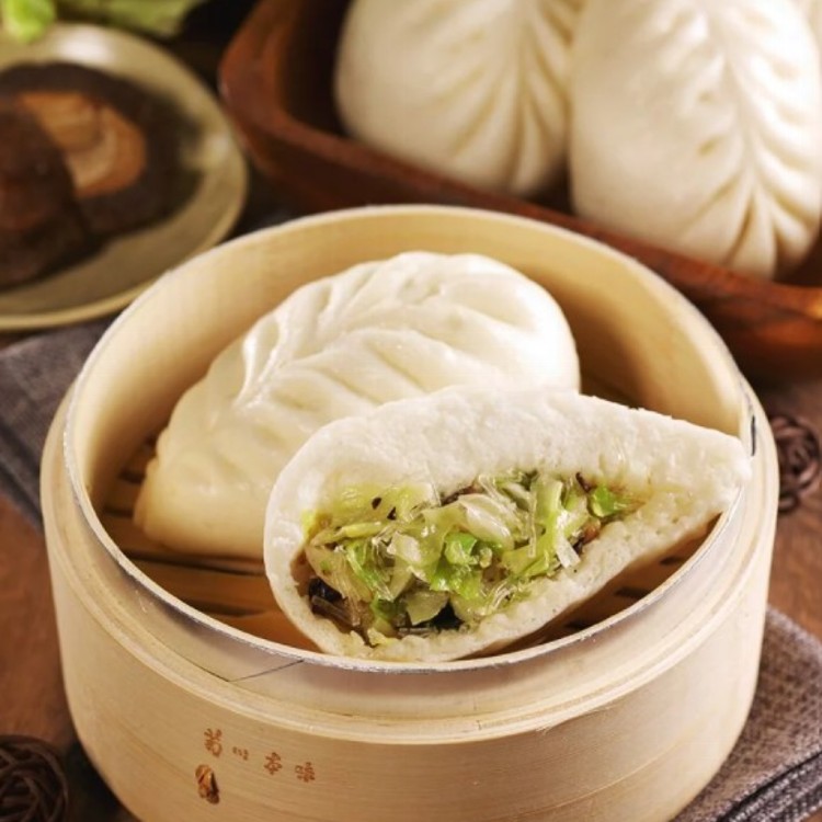 【葡吉包子】香菇菜包/鮮肉包/熊貓造型芝麻包/菜肉包/高麗菜包/叉燒包(任選)
