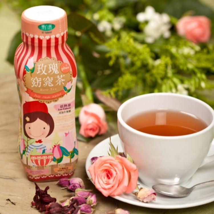 免運!【潤之泉】玫瑰美妍茶/冰釀烏梅汁(任選) 330ml (4組48瓶,每瓶25.5元)