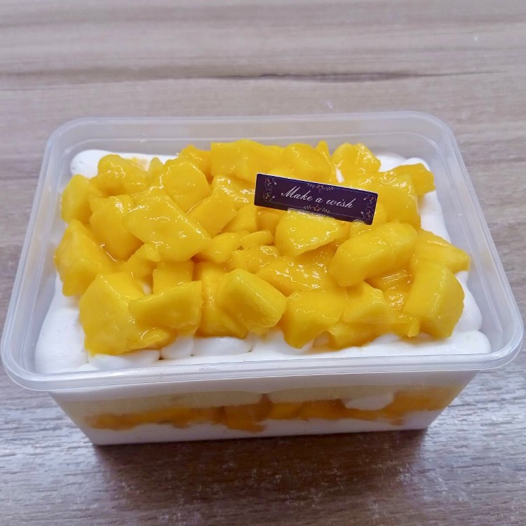 降價【蘇珊烘培】新鮮雙層芒果香緹寶盒