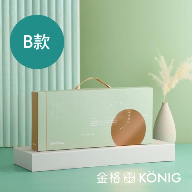 【金格食品】中秋星月禮盒B款(廣式月餅/奶黃流芯兔/蛋黃酥)