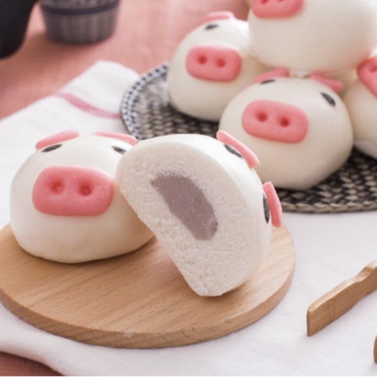 【禎祥食品】小豬甜包(芋泥餡)