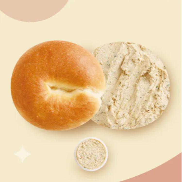 【查理布朗烘焙】招牌肉鬆奶油抹醬貝果-葷(BO014)