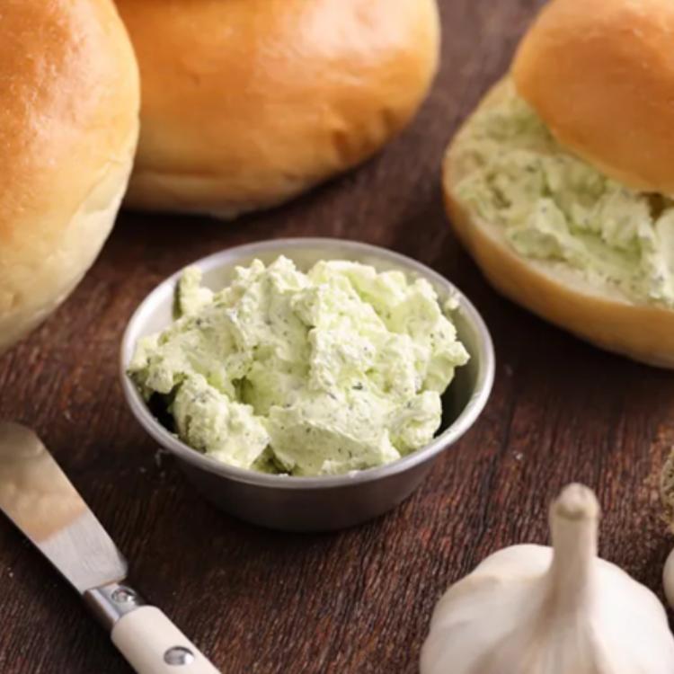 【查理布朗烘焙】主廚大蒜抹醬貝果-五辛素(BO013)