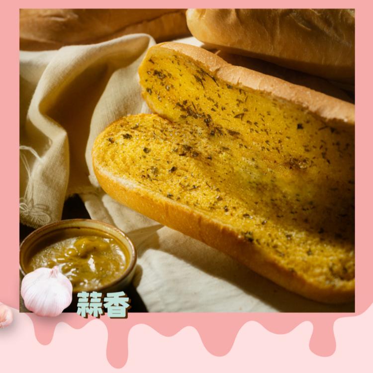 【分享烘焙】維也納麵包-蒜香(蛋奶素)