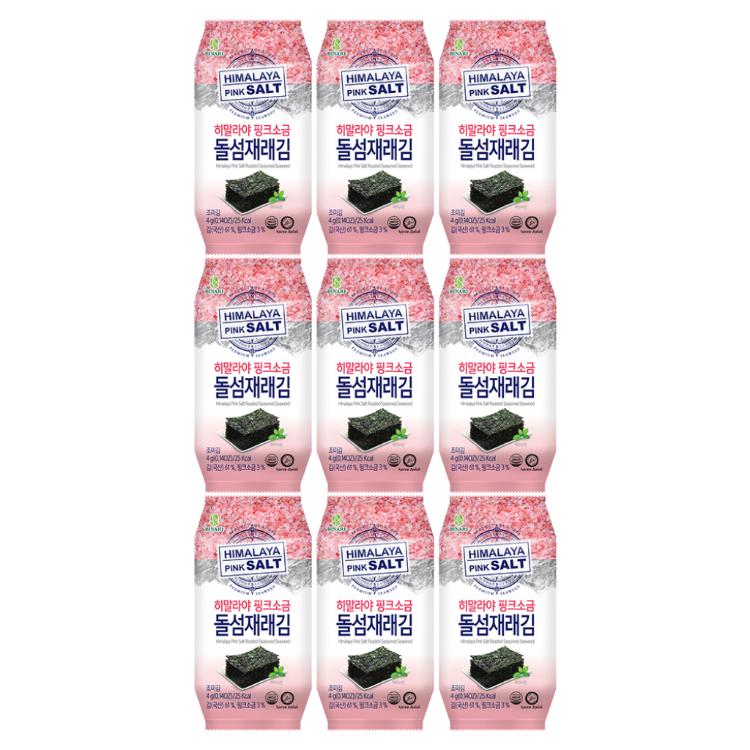 【韓國HUMANWELL】喜馬拉雅玫瑰鹽烤海苔片