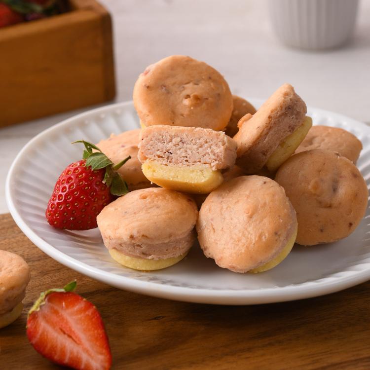 季節限定【杏芳食品】草莓乳酪球禮盒12入