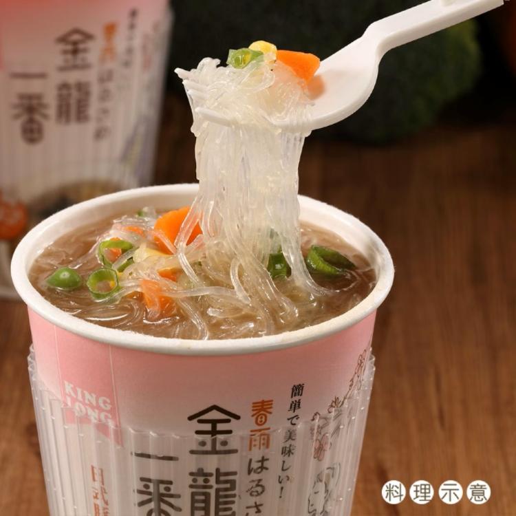 【金龍一番】日式杯冬粉-經典風味-日式豚骨-(葷食)