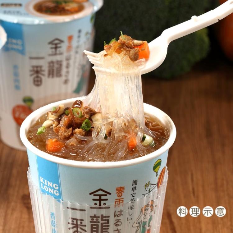 【金龍一番】日式杯冬粉-經典風味-香菇肉燥-(葷食)