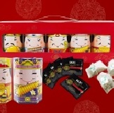 五路財神禮盒 火星糖100g/3盒、進口花茶12包/1盒、UCC三合一咖啡12包/1盒