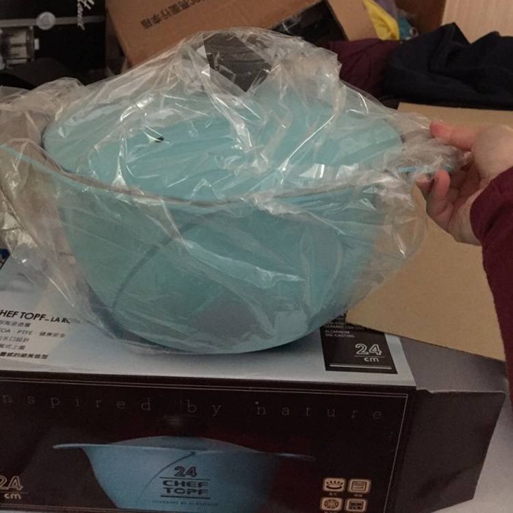 CHEF TOPF 韓國 la rose line 薔薇鍋 24cm雙柄湯鍋