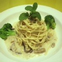奶油什錦菇義大利麵
