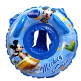 正版迪士尼兒童安全泳圈 加厚帶牽引繩 2-4歲