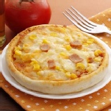 【賀米爾貝果】圓形披薩-素食夏威夷