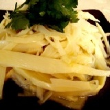 清滷筍絲　搭配　豬腳　的好味道