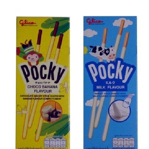 Pocky香蕉巧克力棒 / 牛奶巧克力棒 特價：$20