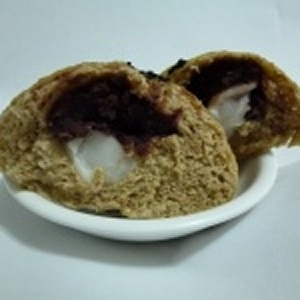 全麥紅豆麻糬饅頭