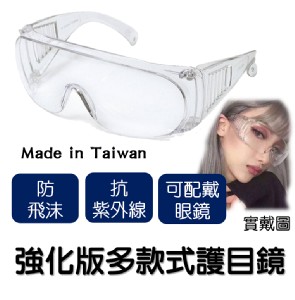 【防飛沫】MIT強化版多款式護目鏡