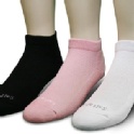SF07 1/4女性氣墊襪.抗菌除臭船襪-白色