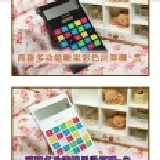 商務多功能計算機 高質感鋼琴鏡面 彩色糖果按鍵計算器(白&黑二色) 特價：$359