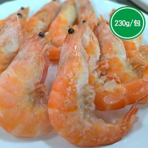 【新鮮市集】嚴選冷凍熟白蝦(230g/包)
