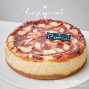 【LS手作甜點】草莓紐約乳酪蛋糕 (8吋)