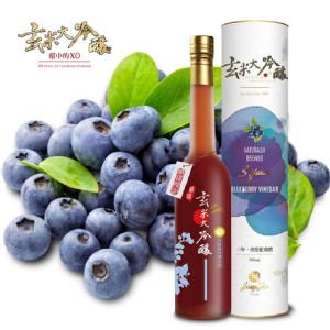 免運!【玄米大吟釀】醋中XO果香清甜藍莓醋 (嚴選3年) 500ml/瓶