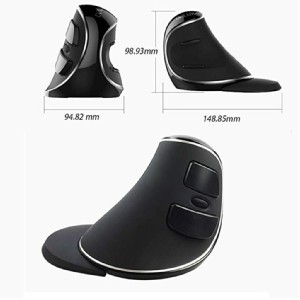 原廠DeLUX M618 Plus 第五代垂直滑鼠-無線版拒絕滑鼠手