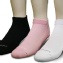 SF07 1/4女性氣墊襪.抗菌除臭船襪-白色