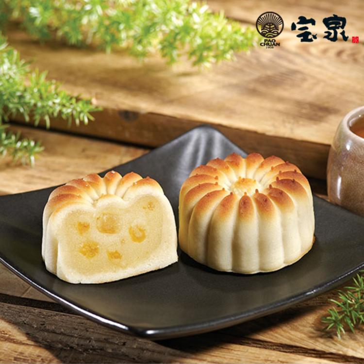 【寶泉】台中百年老店經典月餅-小月餅/御丹波/桃山香柚 中秋月餅送禮 附提袋