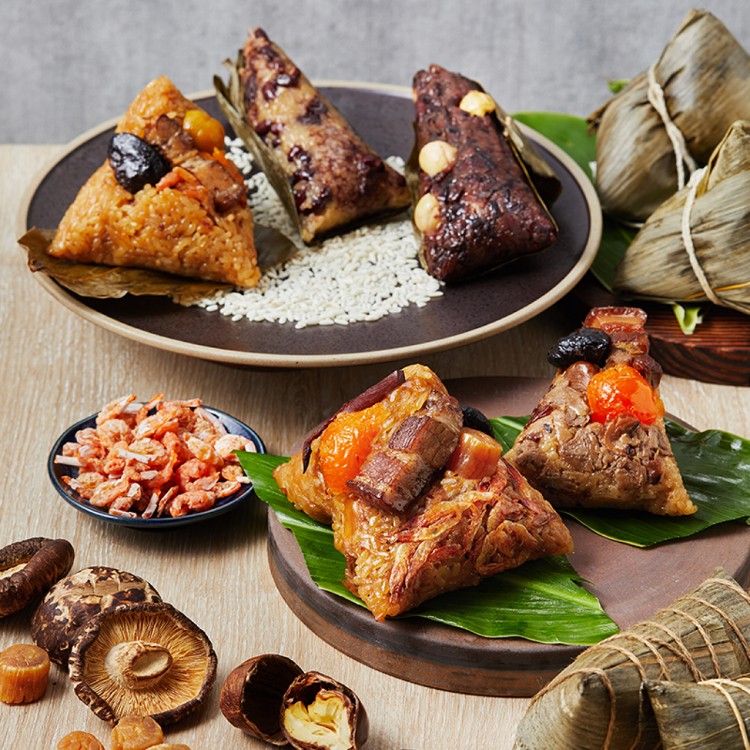 【亞緻餐飲】天香樓mini-2021麗緻嚴選粽禮盒(3入+2入) 附保冷袋