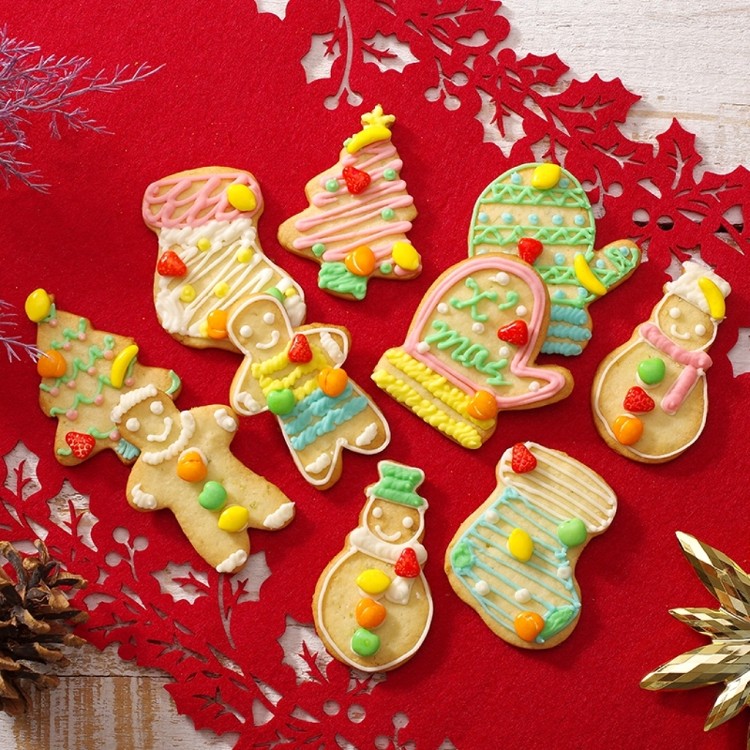 【LS手作甜點】手繪聖誕糖霜餅乾(12入)